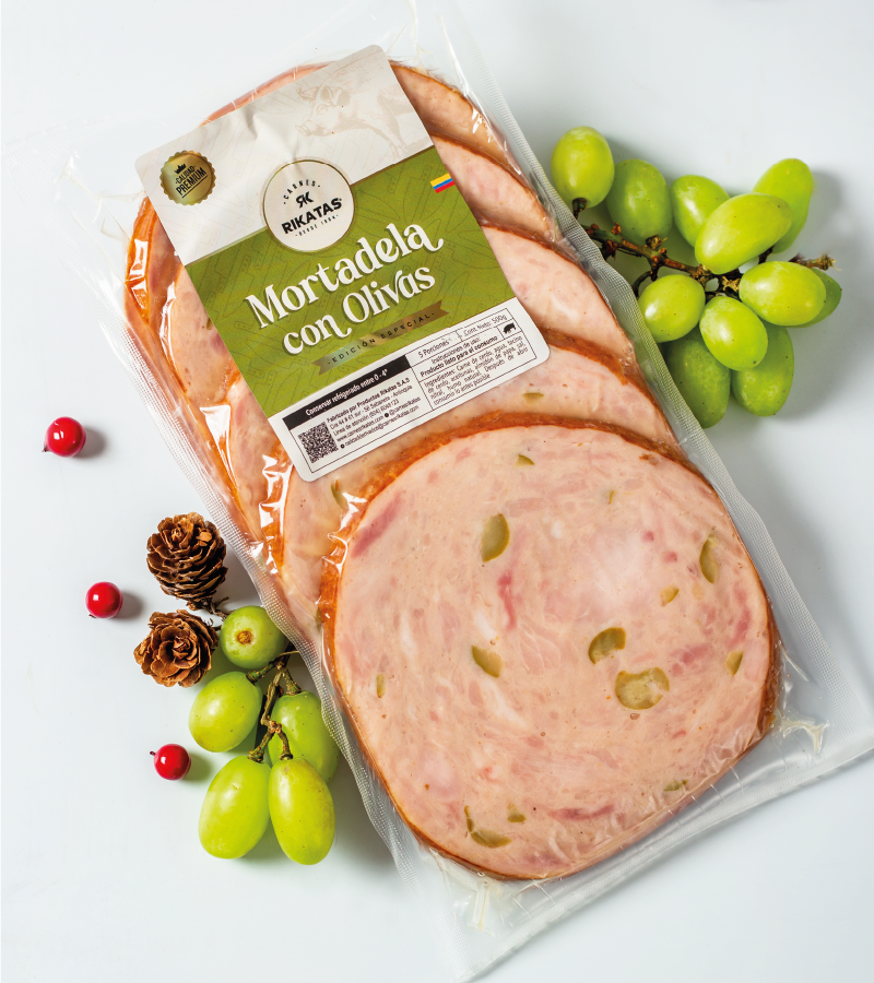 MORTADELA CON OLIVAS